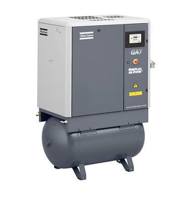 GA7 VSD 75KW حلول المنفاخ الصناعي ، ضاغط هواء حلزوني مستقر بالزيت